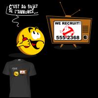 Pacman postule chez les Ghosbusters
